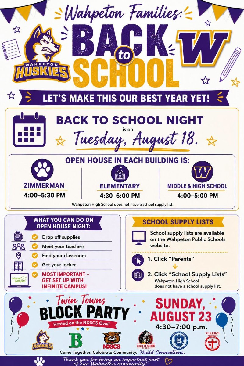 Back to School Night